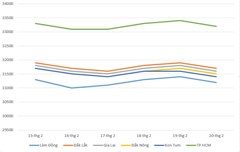 Coffee prices today February 21: The coffee market goes down, pepper prices increase by 500 VND / kg - Photo 1.