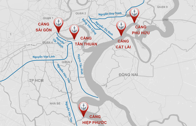 The source of the port infrastructure fee will be to invest in and build roads around the port in Ho Chi Minh City.  Graphics: Thanh Huyen