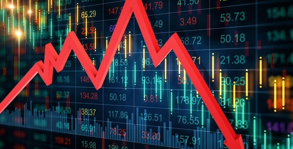 The two exchanges dropped to the lowest level of the week