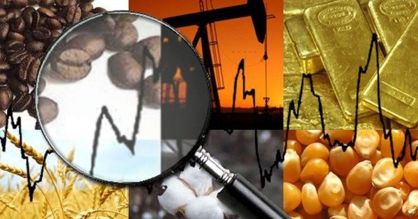 Oil prices increased again, natural gas, copper, tin, iron and steel, rubber and coffee all decreased