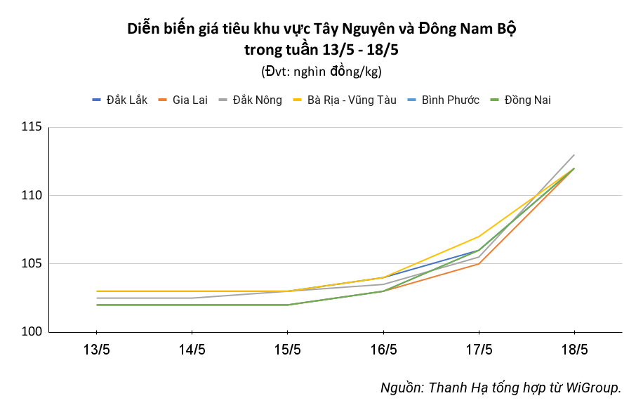 Pepper market on May 19, 2024, the market suddenly increased sharply, a new record was set