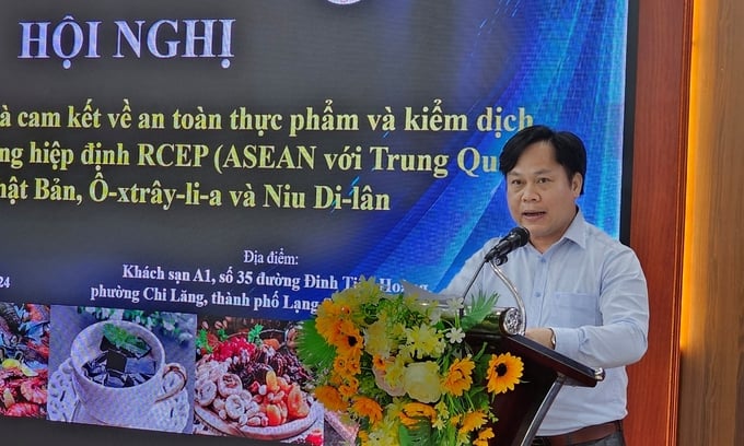 Mr. Hoang Van Chieu, Deputy Director of Lang Son Department of Agriculture and Rural Development hopes to receive more attention and guidance from the Ministry of Agriculture and Rural Development to develop production.  Photo: Bao Thang.